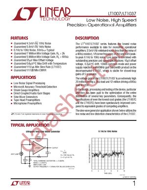 LT1007CH datasheet  